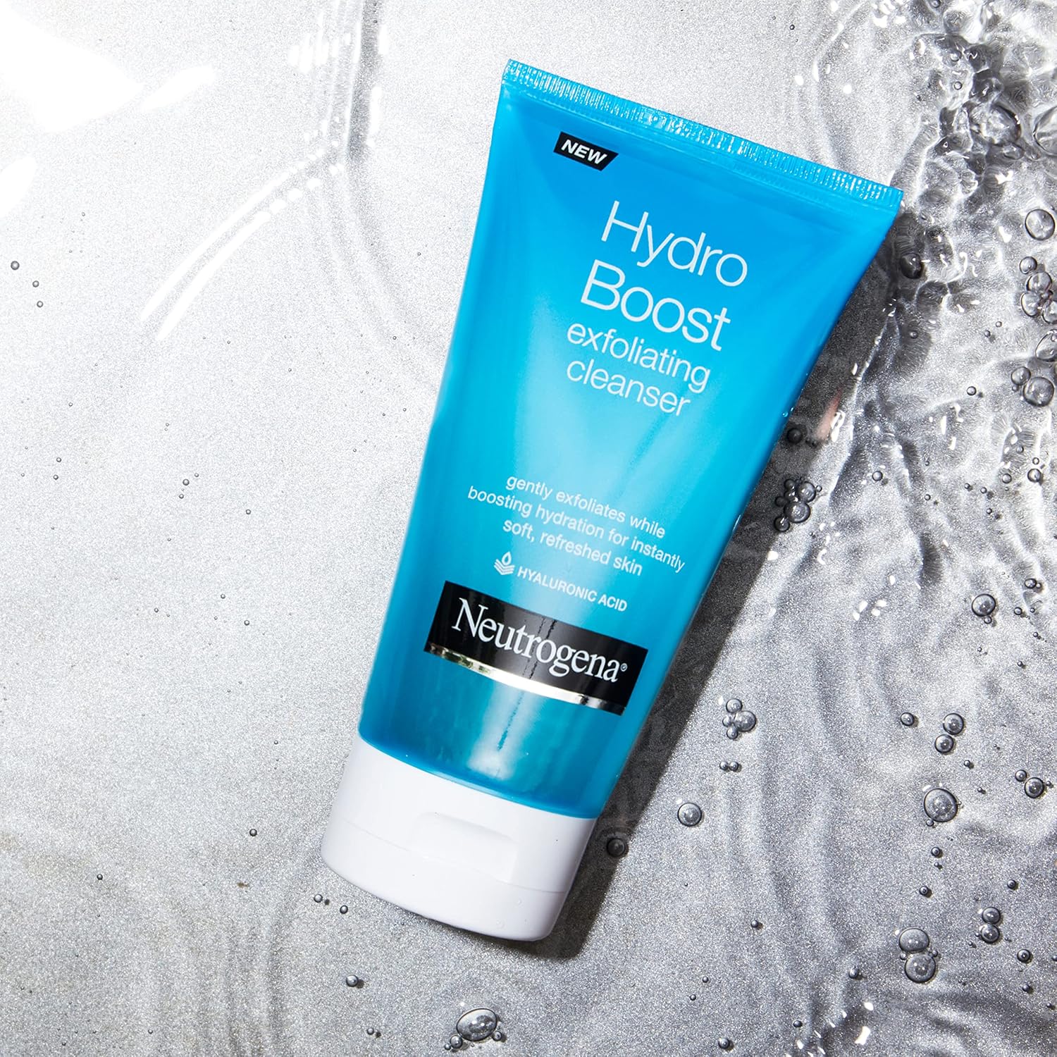 Neutrogena Hydro Boost Exfoliating Facial Cleanser Scrub, 5 oz, 3 Pack | Hyaluronic Acid, Clinically Proven to Increase Skin's Hydration Level, Non-Comedogenic, Oil- Soap- & Paraben-Free - Image 4